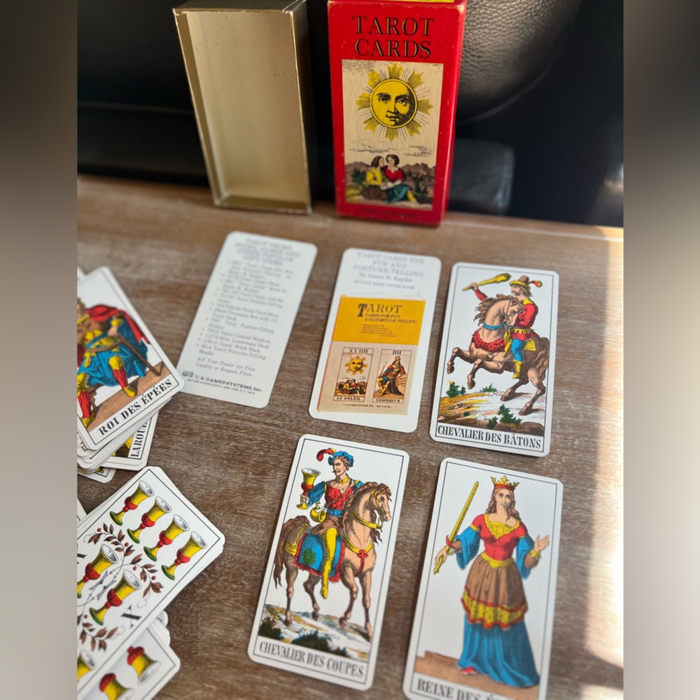 𝓥𝓲𝓷𝓽𝓪𝓰𝓮 𝓣𝓪𝓻𝓸𝓽 𝓒𝓪𝓻𝓭𝓼 1970 1JJ AG MÜLLER + CIE tarot - Picture 8 of 9